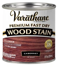Fast Dry Wood Stain, Half Pint, Cabernet - Premium Quality for DIY Projects