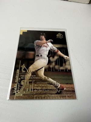 1999 SP Authentic - Home Run Chronicles Mark McGwire HR58