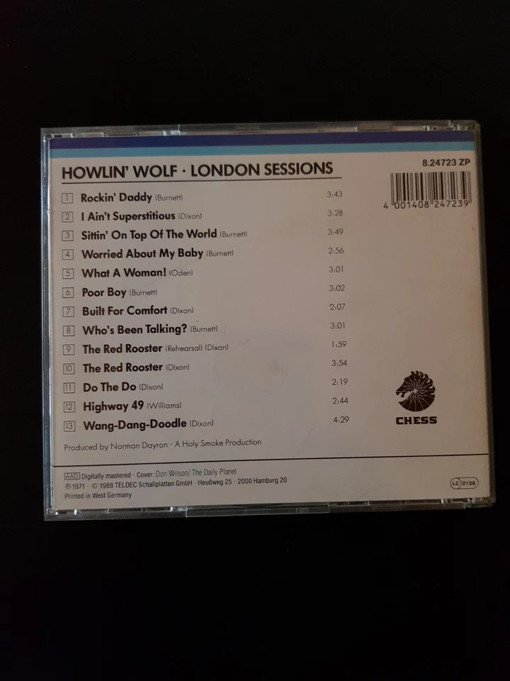 Howlin' Wolf - The London Howlin' Wolf Sessions (CD,VG+) - Bild 2 von 3