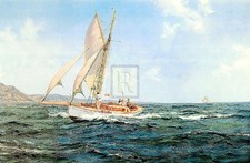 Montague Dawson Fine Weather And A Fair Wind Gouttelette