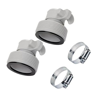 2x 1.25'' to 1.5'' Type B Hose Adapter For Bestway Coleman Intex Filter Kit