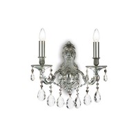 Wandleuchte Gioconda AP2, 2-Flammig, E14, Silber