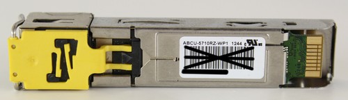 World Wide Packets XCVR-000CRJ ABCU-5710RZ-WP1 RJ45 SFP Transceiver Module - Bild 4 von 6