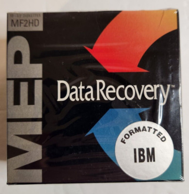 MEP Data Recovery 3.5'' Floppy Disks Diskettes 10 Pack 1.44MB  2HD New Sealed