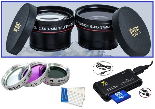 Kit de accesorios de alta definición súper ahorro de 7 piezas para Panasonic Lumix DMC-LX7K DMC-LX7W DMC-LX7 - Imagen 11 de 11