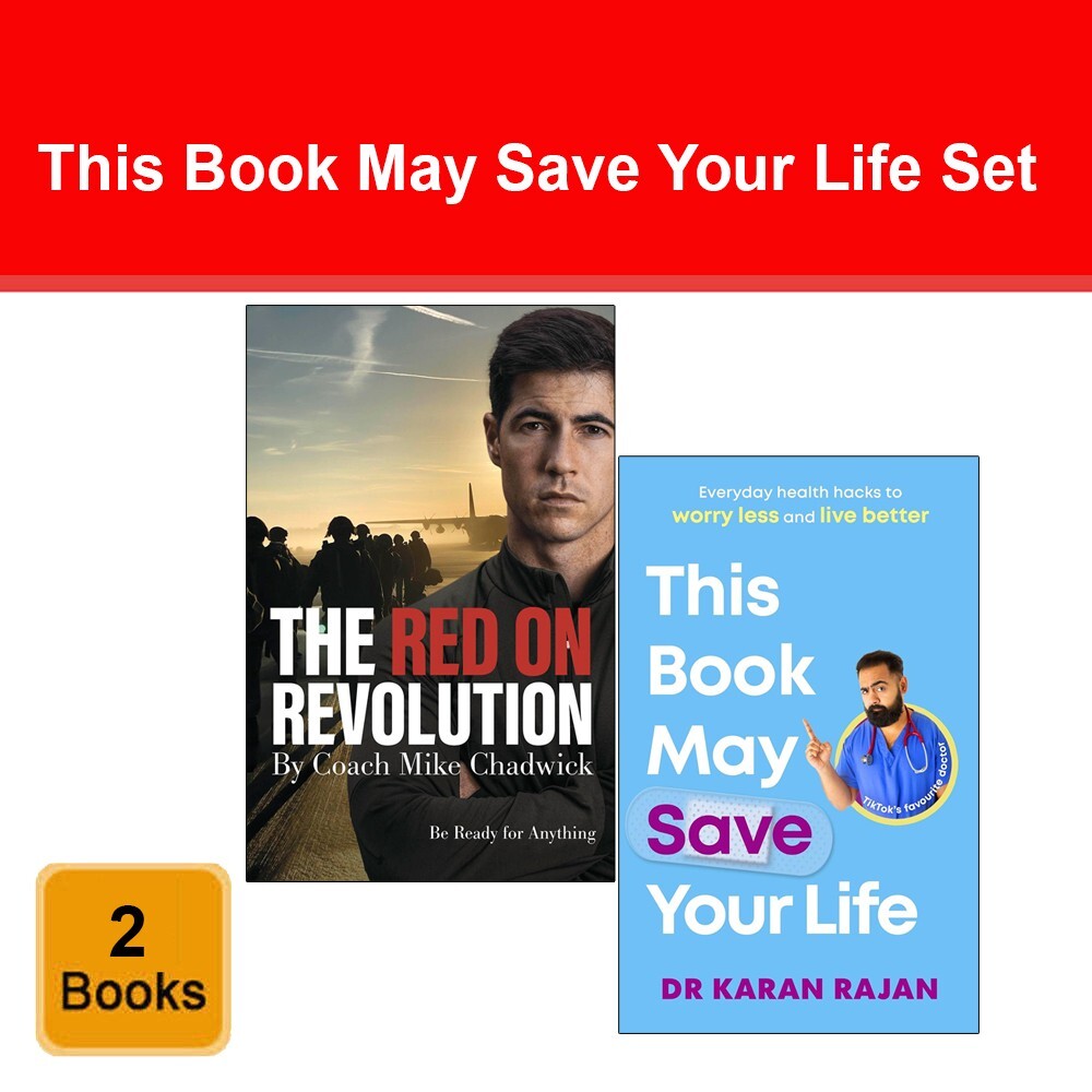 This Book May Save Your Life Karan Rajan,Red on Revolution Mike Chadwick 2 Books