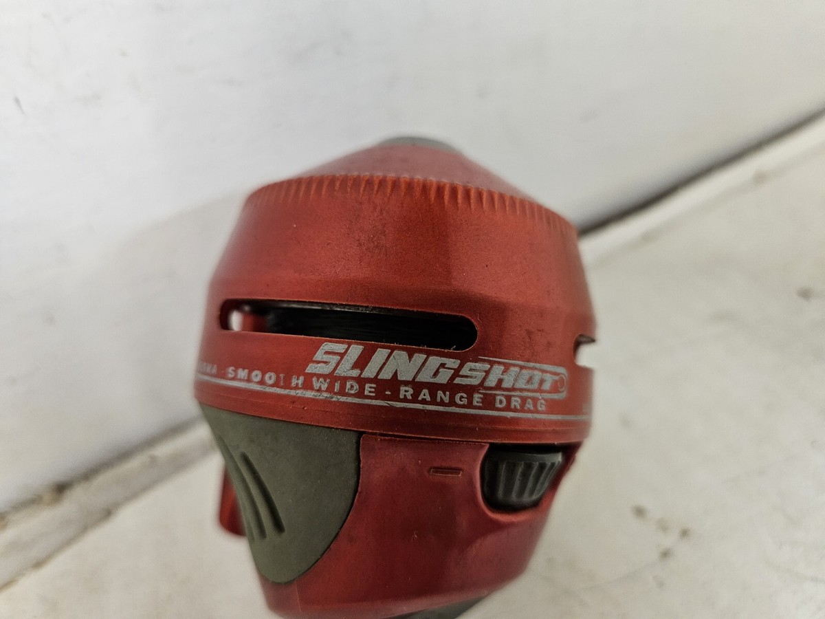ZEBCO Orange 202 SLINGSHOT PUSH BUTTON SPINCAST REEL Crappie Bass
