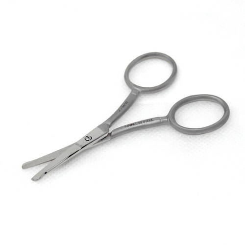 Facial Hair Small Grooming Scissors For Men Women - Eyebrow, Nose Hair, Mustache - Picture 3 of 8