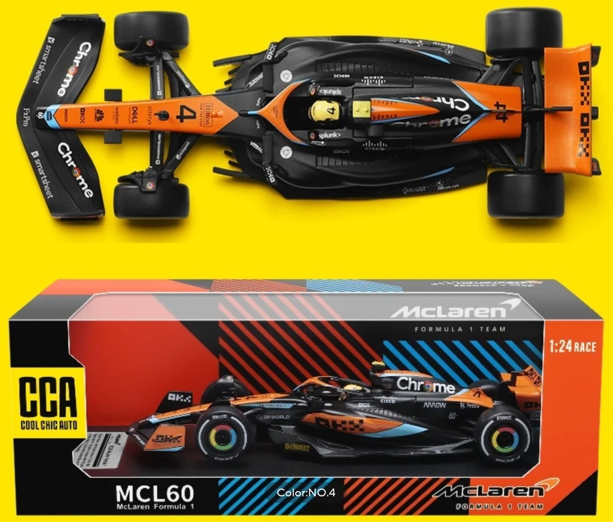 F1 2023 AUS GP Lando Norris McLaren Mercedes Racing MCL60 Car