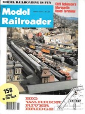 Model Railroader June 1978 River Bridge Marquette Union Terminal Commuter Cars