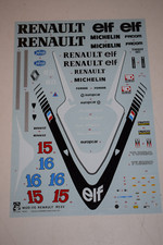 Protar Decals Abziehbild Renault RE23 1:12