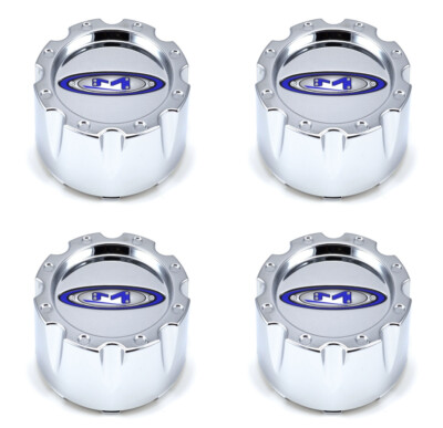 4x New Moto Metal 950 951 953 Chrome 8 Lug Wheel Center Caps 3.5