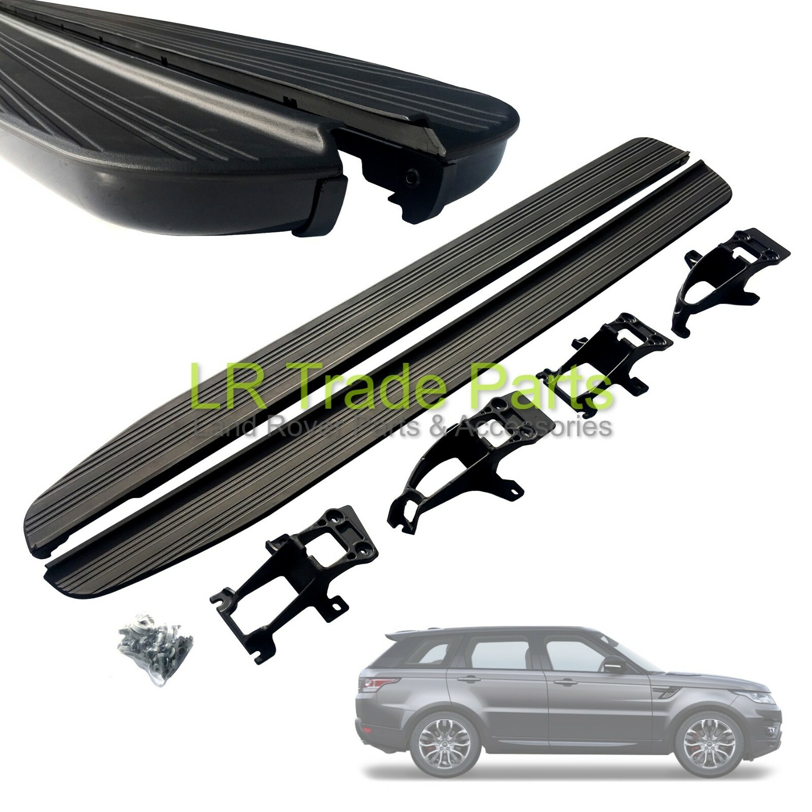 RANGE ROVER SPORT L494 (2014+) BLACK SIDE STEPS RUNNING BOARDS
