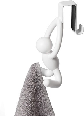 Umbra Buddy Space-Saving Over The Cabinet Storage Hooks, Kitchen and Bathroom