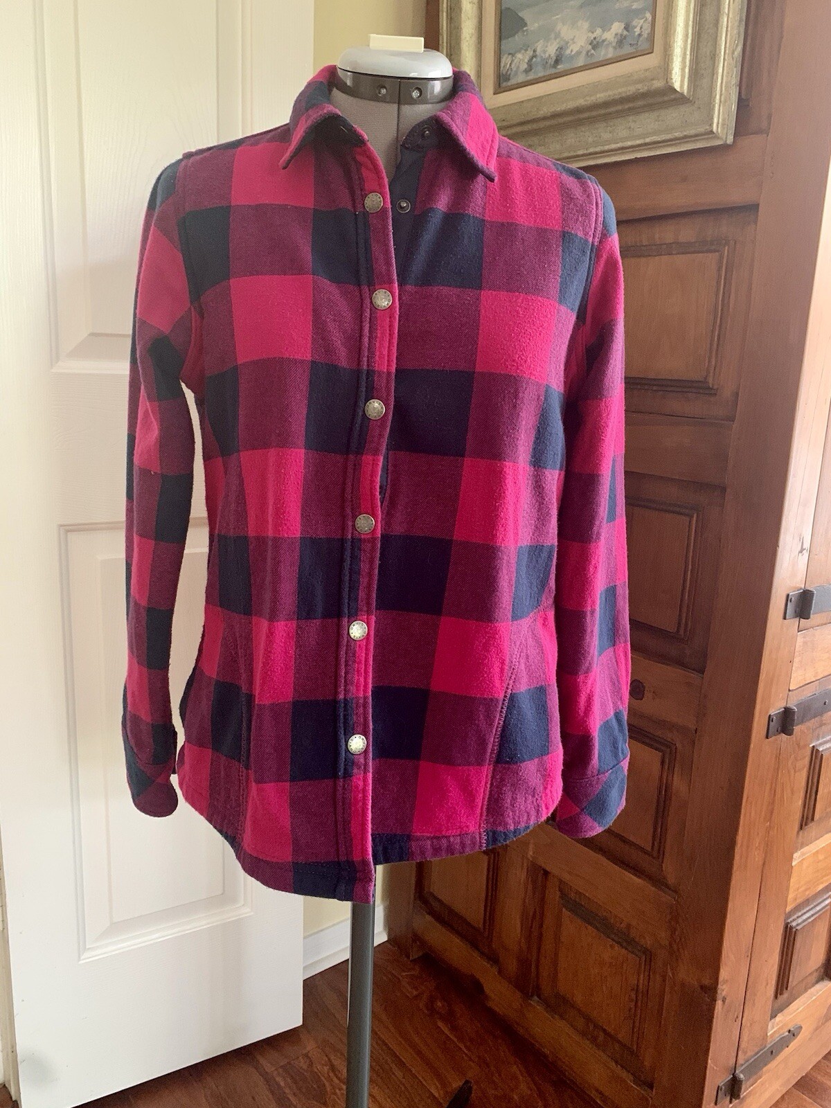 Orvis Classic Collection Button Down Flannel w/ F… - image 7