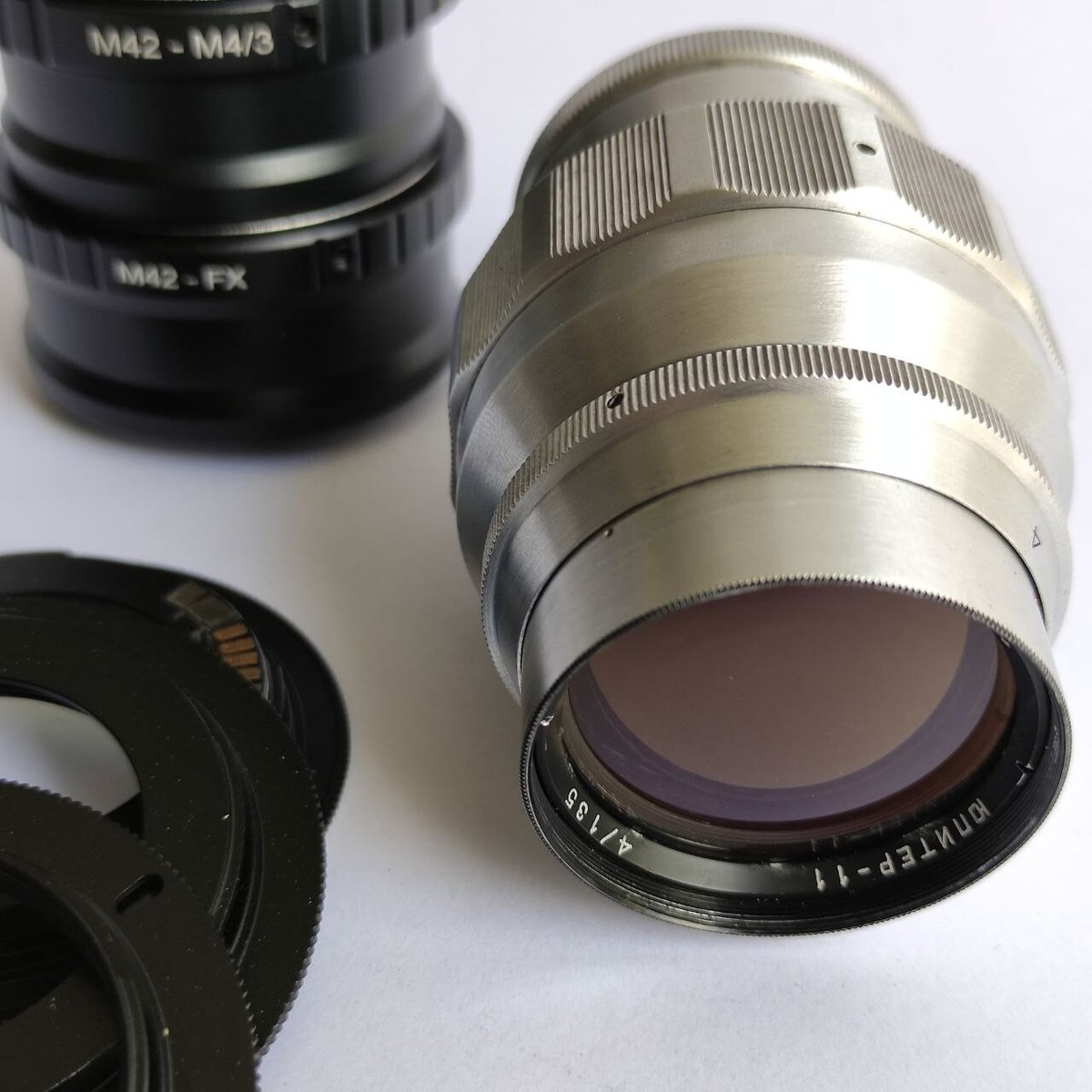 KMZ !! Jupiter-11 4/135 135mm f/4 M39 SLR lens / Servised +