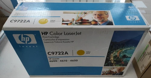 Original / Genuine HP C9722A Yellow Toner LaserJet 4600 4610 4650 641A