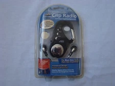 INNOVAGE Weather - FM/Weather Clip Radio with Ear Bud Headphones