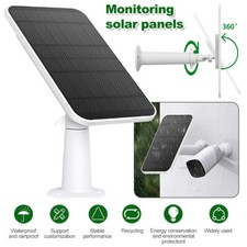 4W Solar Panels for Eufy Eufycam Cam E/2C/E/2 Pro Wall Mount Power Cable USB