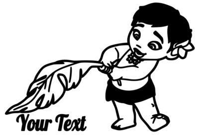 Moana,Custom,Vinyl Decal,Sticker for Cars,Windows,Laptops and more | eBay