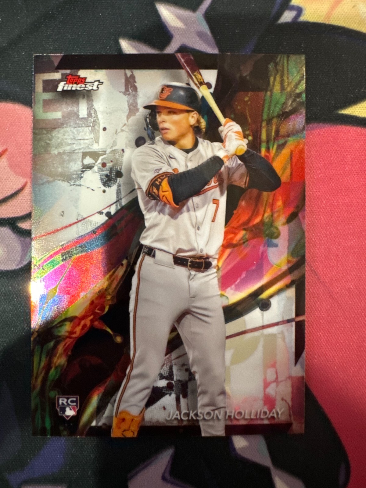2024 Topps Finest - Common #76 Jackson Holliday (RC)