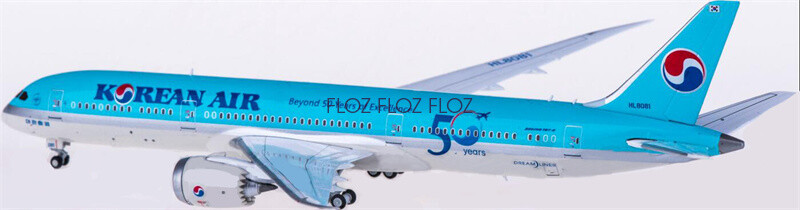 JcWings 1/200 大韓航空 B787-9 HL8081 for JC Wings Korean Air for Boeing 787-9 Dreamliner HL8081 1