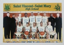 LeBron Saint Vincent  Mary High School Team # 5 Gold 