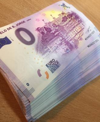 BILLET 0 ZERO EURO SCHEIN SOUVENIR CASTELO DE S JORGE 2017-1