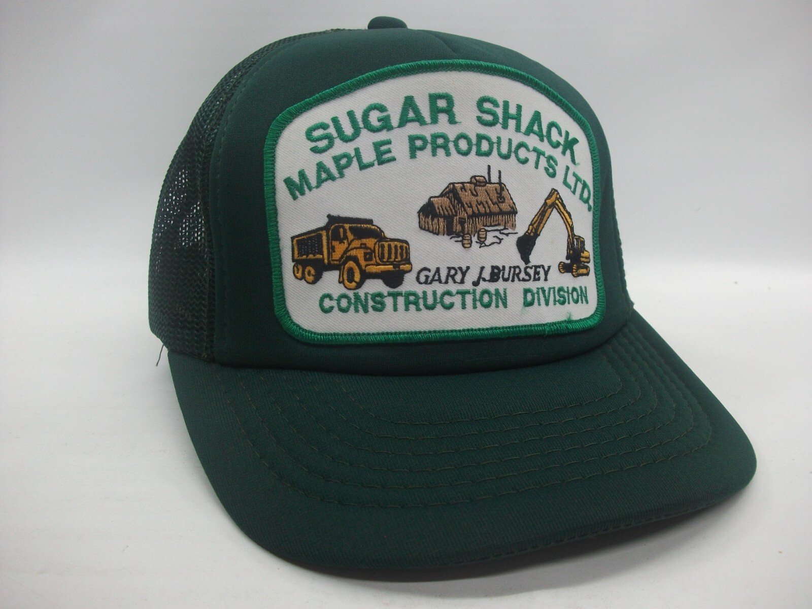 Sugar Shack Patch Hat Maple Products Construction… - image 1