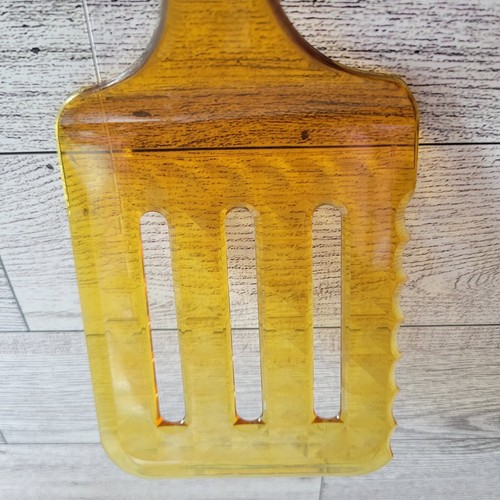 Vtg Robinson Knife Ultratemp Slotted Spatula Serrated Edge Amber 2101 Ultra Temp - Picture 2 of 15