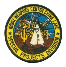 US Navy Naval Weapons Center China Lake Special Projects Division Patch L377