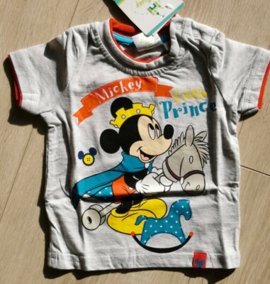 Disney Baby Kleinkind T-Shirt Neu Mickey Mouse Gr. 68 / 6 Monate 