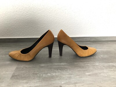 Damen Pumps High Heels in senf-gelb von Görtz Shoes in Größe 40