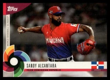 2023 Topps World Baseball Classic Global Stars Sandy Alcantara   #21 Team D.R.