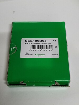 Schneider Acti 9 RCBO 1PPNs 6A B 30mA A-Type / SEE106B03