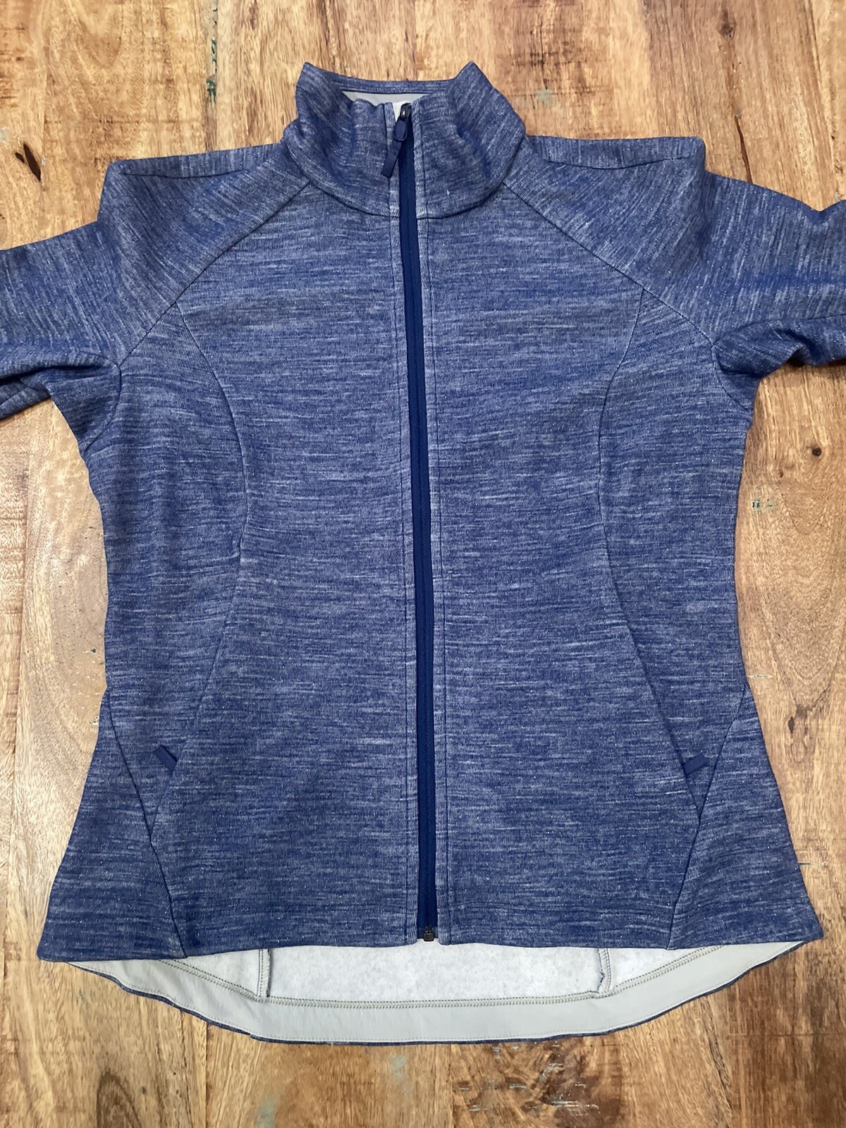 Giacca donna Arc'teryx XSmall misto lana blu + zip intera