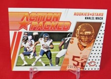 Khalil Mack PURPLE Parallel /35 2021 Panini Rookies & Stars Action Packed