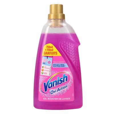 Vanish Oxi Action 1,5L Fleckenentferner Gel Gold Pink Waschmittel Reiniger Bunt