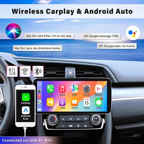 8+128G Para Benz GLE GLS 2015-18 Radio Coche Android 13 BT Pantalla GPS Navi CarPlay - Imagen 15 de 15