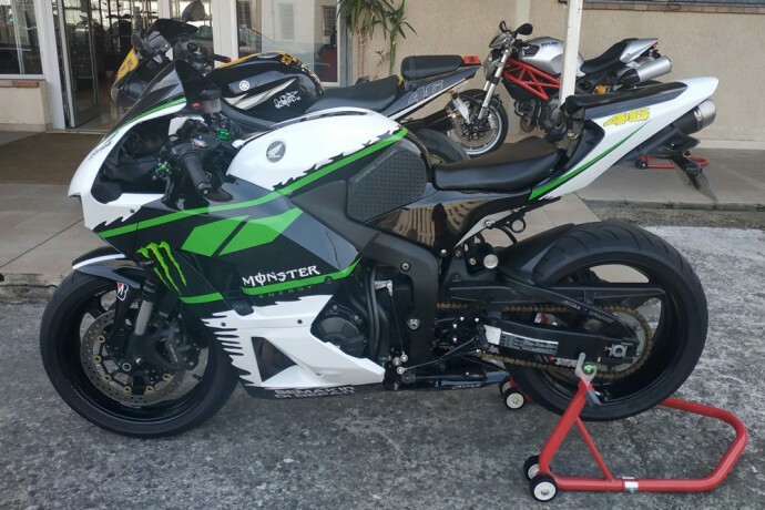 Commandes Reculées en Aluminium CNC Noir pour Honda CBR 600RR PC40 - 2