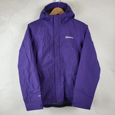 Berghaus Women's Uk8 Hydroshell Waterproof Jacket Purple Outdoors Hiking Camping