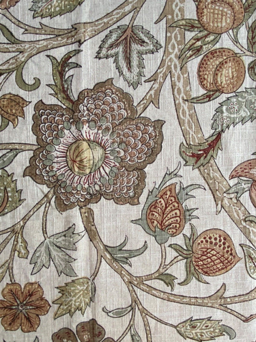 Lee Jofa Dundee Block Clay/Sage 24"Fabric Remnant - Picture 6 of 6