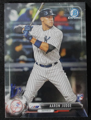 2017 Bowman Chrome Aaron Judge #56 RC Rookie Batting New York Yankees