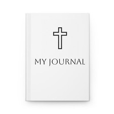 Faith-Inspired Hardcover Journal, Christian Journal, Prayer Notebook, Reflection