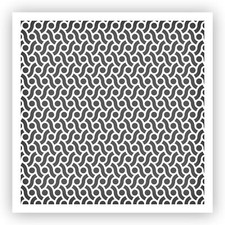 Pattern 4 Stencil - Choose a Size - Laser-Cut Reusable Plastic