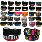 New Pyramid Conical Printed Studded Mens Womens Belt with Removable Buckles