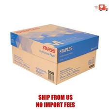 Staples 8.5" x 14" Multipurpose Paper, 20 lbs., 96 Brightness, 500/Ream, 10 Ream