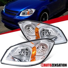 Fit 2005-2010 Chevy Cobalt 07-09 Pontiac G5 Led Tube Headlights Lamps Leftright