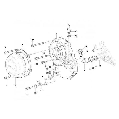 Kit vis allen inox moteur pour entretien Ducati Multistrada 1000