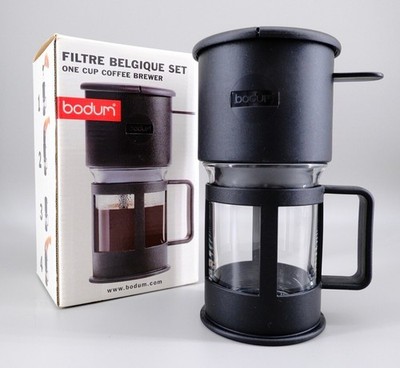 Bodum Filtre Belgique Set Kaffeemaschine für eine Tasse K1791-01 komplett - sehr guter Zustand